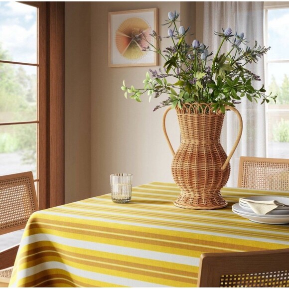 Coastal Large Rattan Vase Natural - Threshold NEW - Picture 6 of 6